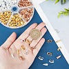 180Pcs 3 Colors Alloy Pendant Bails with Open Rings FIND-CA0004-98-3