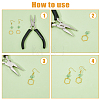 120Pcs Alloy Linking Rings FIND-DC0005-93-6
