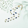 Natural Lapis Lazuli & Pearl Beaded Necklace NJEW-JN03894-05-2