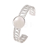 304 Stainless Steel Cuff Bangle Making STAS-F366-11C-P-1