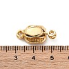 Brass Micro Pave Cubic Zirconia Box Clasps KK-P291-32G-3