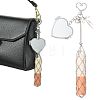 Stainless Steel Portable Lipstick Pouch Pendant Decorations HJEW-FS00104-1