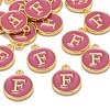 Golden Plated Alloy Enamel Charms LS-ENAM-S118-08F-4