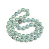 Electroplate Glass Beads Strands EGLA-G037-10A-3