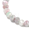 AB Color Faceted Rondelle Glass Beaded Stretch Bracelets for Women BJEW-PH01820-03-3