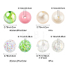 40Pcs 8 Styles Acrylic Beads OACR-FS0004-10-4