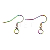 304 Stainless Steel Earring Hooks STAS-B047-30MC-1