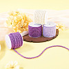 4 Rolls 4 Colors Round Polyester Cord OCOR-TA0003-88C-6
