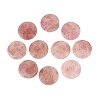Synthetic Strawberry Quartz Pendants G-Q606-41G-1