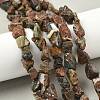 Raw Rough Natural Green Opal Beads Strands G-M453-D13-1