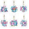 DIY Diamond Painting Keychain Kits DIAM-PW0010-67A-1