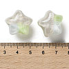 Gradient Color Transparent Hand-drawed Acrylic Beads TACR-P012-01B-01-3