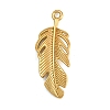 Hollow 304 Stainless Steel Pendants STAS-Z194-03G-02-1
