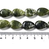 Natural Teardrop Xinyi Jade/Chinese Southern Jade Beads Strands G-L242-23-5
