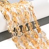 Heated Natural Citrine Beads Strands X-G-P497-01C-39-3