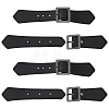 4Pcs Leather Sew on Toggle Buckles FIND-FG0005-62B-1