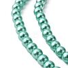 Eco-Friendly Dyed Glass Pearl Bead Strands HY-A008-6mm-RB-M-4