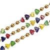304 Stainless Steel Handmade Beaded Chains CHS-P022-02G-04-1