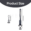 Polyester Cord Ropes Pendant Decorations HJEW-TADJ0022-01A-2