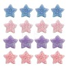 80Pcs 4 Colors Opaque Acrylic Beads MACR-FS0001-01A-1