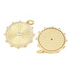 Brass Micro Pave Cubic Zirconia Pendants KK-C162-062G-02-2