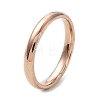 Ion Plating(IP) 304 Stainless Steel Flat Plain Band Rings STAS-I160-D-21mm-RG-1