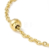 Vacuum Plating 304 Stainless Steel Satellite Chains Anklet for Women STAS-E001-25G-2