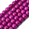 Synthetic Turquoise Beads Strands TURQ-G106-4mm-02O-1