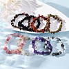 Chip Gemstone Stretch Beaded Bracelets for Kids BJEW-JB06305-6