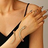 Snake Alloy Cuff Bangles & Cuff Rings Sets FS-WG6CA5E-01-2