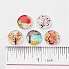 Glass Cabochons GGLA-JP0002-12-4
