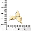 Brass Enamel Bird Connector Charms KK-H529-04G-3