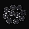 50Pcs Transparent PVC Insulating Gaskets PVC-T006-10mm-01-1