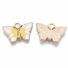 Alloy Enamel Pendants PALLOY-R119-04-2