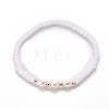 Faceted Glass Bead Stretch Bracelets BJEW-JB05488-7