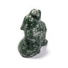 Natural Green Spot Jasper Display Decorations DJEW-P019-A07-3