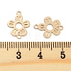 Long-Lasting Plated Brass Links Connector Charms KK-K336-43KCG-3