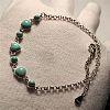Synthetic Turquoise Link Bracelets BJEW-C146-04-1