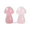 Natural Rose Quartz Mushroom Display Decorations G-Q602-03Q-1