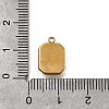 304 Stainless Steel Charms STAS-F318-13G-3