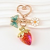 Acrylic & Alloy Pendant Decorations HJEW-YW00491-01-1