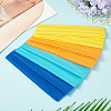 8Pcs 4 Colors Milk Silk Cloth Hair Bands OHAR-TAD0001-01B-4
