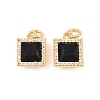 Brass Micro Pave Cubic Zirconia Pendants KK-H538-23B-G-1