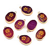 Natural Agate Pendants G-N326-154F-1