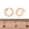 Spray Painted Iron Open Jump Rings IFIN-T017-04B-20-2