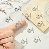 SHEGRACE Bras Micro Pave Clear Cubic Zirconia Toggle Clasps XGRQ5F903-817P-4
