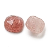 Natural Strawberry Quartz Cabochons G-M431-01D-2