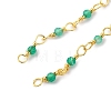 Brass Chain Necklace Making KK-K337-13G-07-2