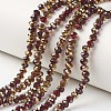 Electroplate Transparent Glass Beads Strands LS-EGLA-A034-T4mm-O04-1