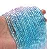 Transparent Painted Glass Beads Strands LS-DGLA-A034-T4mm-A22-2